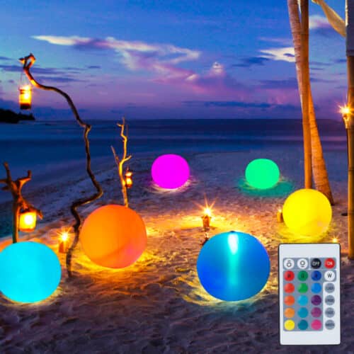 Bola LED Tenaga Surya yang Dikendalikan dari Jarak Jauh